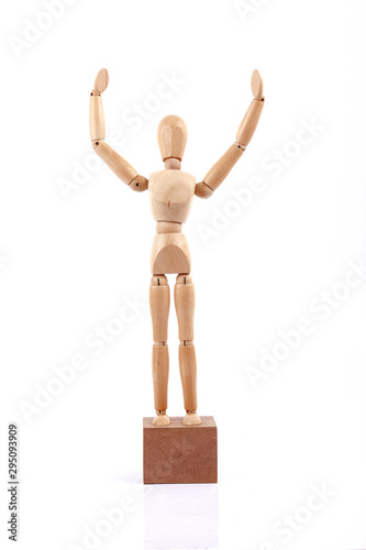Boneco de madeira photo