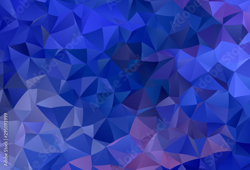 Light BLUE vector low poly layout.