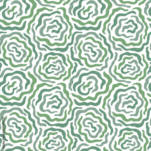Seamless dazzle vector pattern khaki with roses