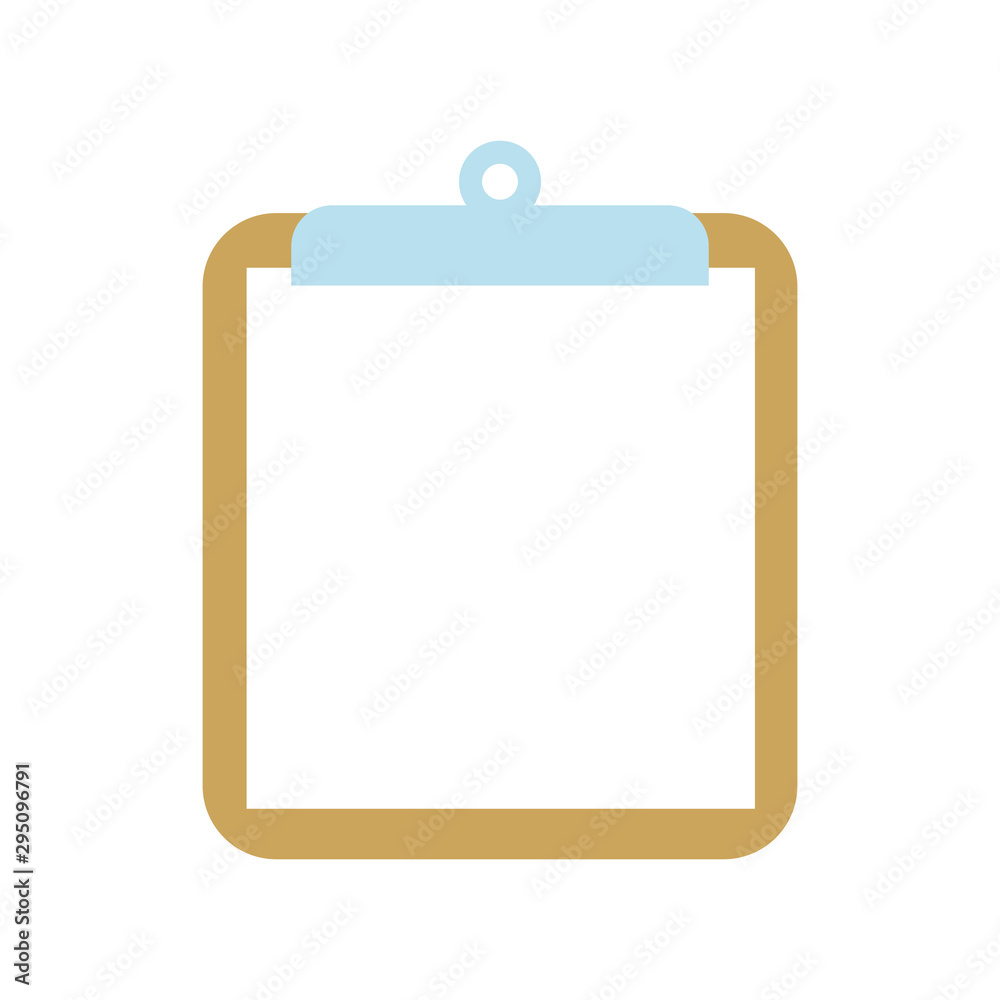 Clipboard emoji vector illustration Clipboard emoji vector illustration