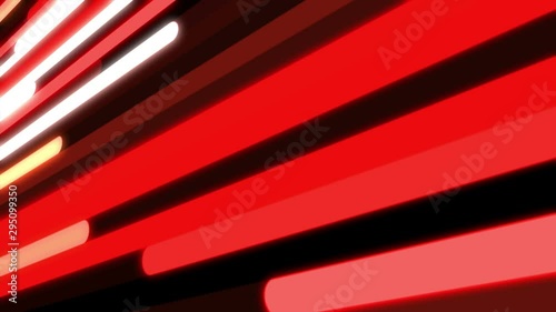 4K Abstract background of glowing neon lines
