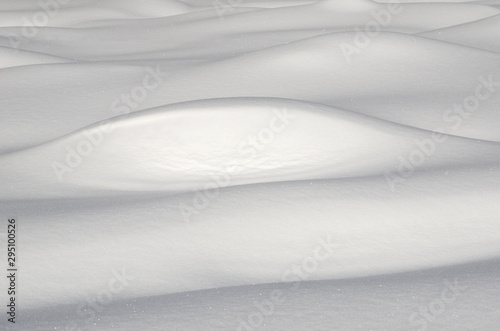 Fototapeta Naklejka Na Ścianę i Meble -  Natural winter background with snow drifts 