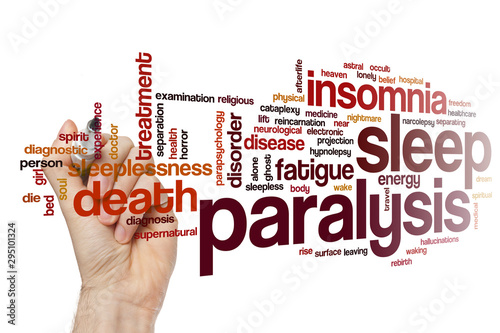 Fotografija Sleep paralysis word cloud