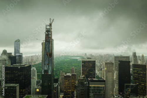 View from Empire State Buildin in a cloudy day - New York - Usa © michelle7623