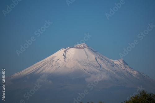 Volcan Popocatepetl desde Puebla