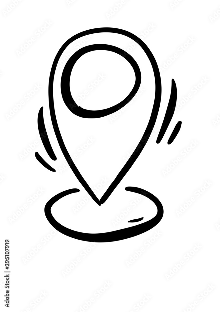 Location, Map, Marker, Pin Flat Icon. Icon Template background Location, Map, Marker, Pin Flat Icon. Icon Template background