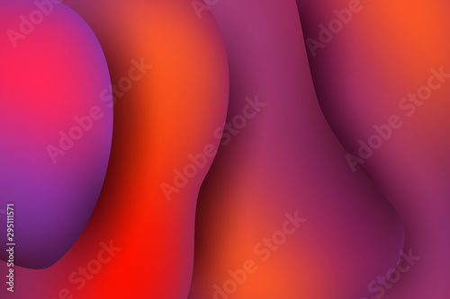 abstract fluid bubble color gradient background. futuristic colorful shapes design