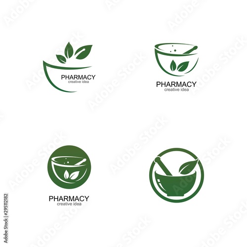 Pharmacy logo vector template