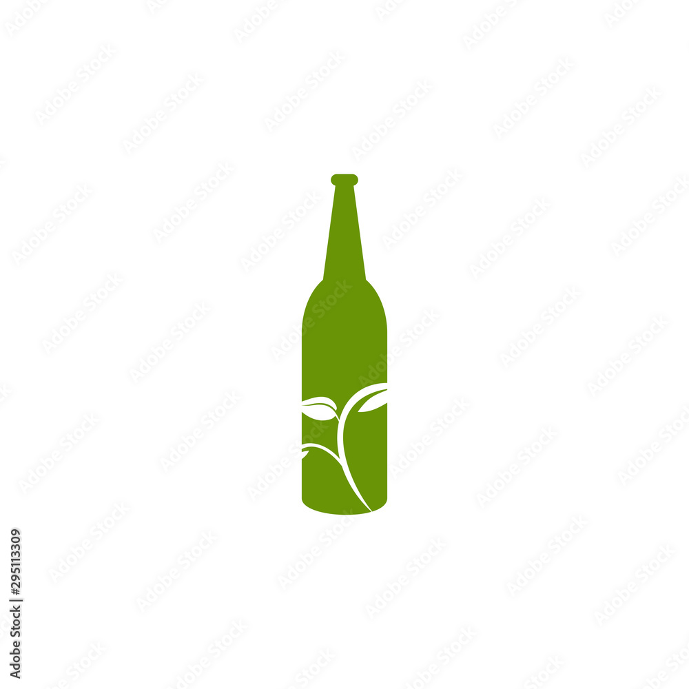 Bottle icon logo design vector template Bottle icon logo design vector template