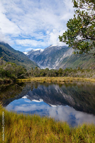 Reflections of the Southern Alps in Peter's Pool New Zealand © philipbird123