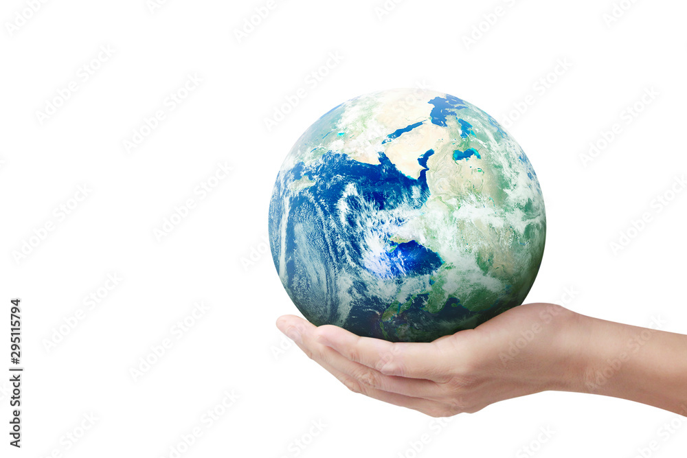 Globe ,earth in hand, holding our planet glowing. Earth image provided by Nasa Globe ,earth in hand, holding our planet glowing. Earth image provided by Nasa