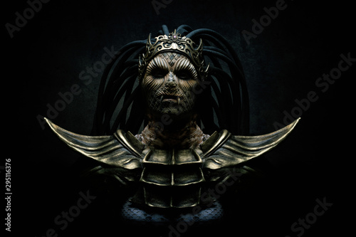 Portrait of the goddess wit...