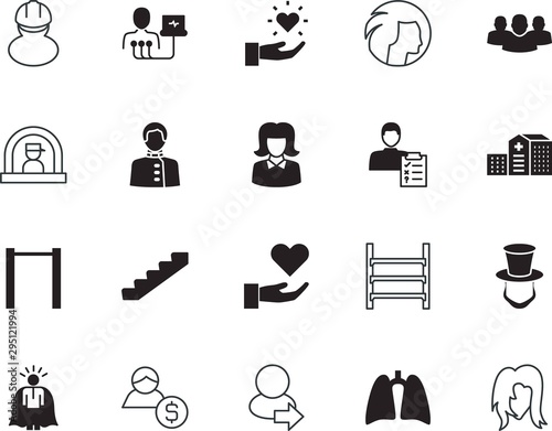 people vector icon set such as: life, america, truck, breathe, industry, famous, businesswoman, action, receptionist, decoration, delivery, shelves, menu, voting, password, christianity, lifestyle