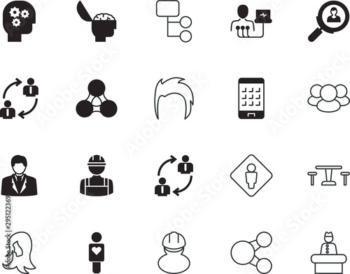 people vector icon set such as: send, street, handshake, lobby, furniture, bathroom, solution, tool, hierarchy, partnership, glamour, decorative, brotherhood, lovely, gears, lung, resource, barber