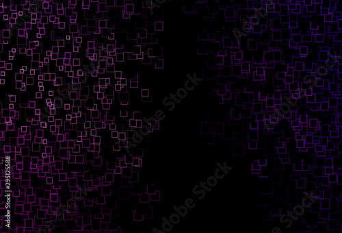 Dark Purple vector layout with lines, rectangles.