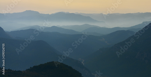 Mystical View of the Magnificent Mountains