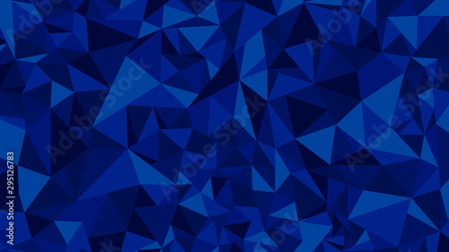 Dark blue polygonal mosaic background, design templates triangle bright background. Triangular low poly.