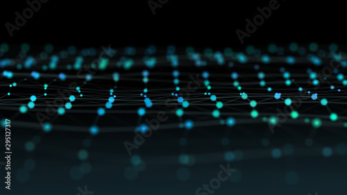Medical nanotechnology future abstract illustration.