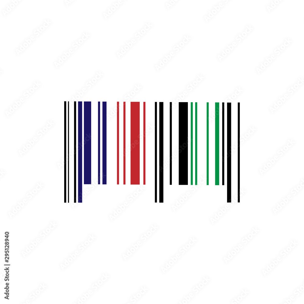 scanning bar code icon flat design scanning bar code icon flat design