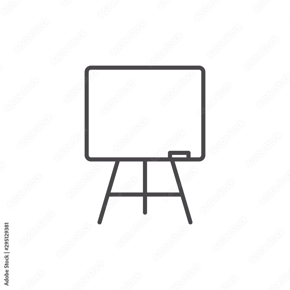 Isolated paint canvas vector design