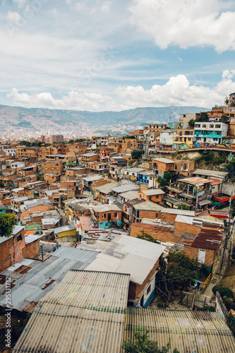 Houses on the hills of Comu...