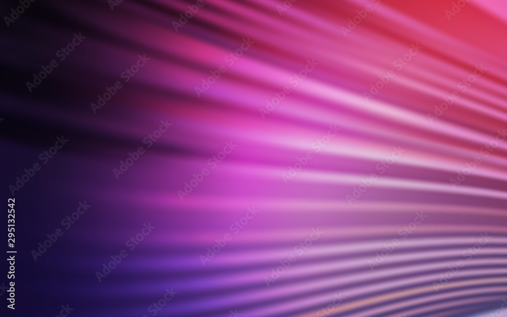 Fototapeta premium Light Purple vector background with wry lines. Colorful illustration in abstract style with gradient. Pattern for your business design.
