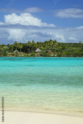 View of Faiava Island from Ouvea, Loyalty Islands, New Caledonia