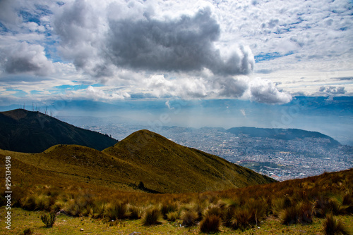 Quito from the Pichincha volcano