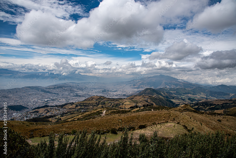 Quito from the Pichincha volcano Quito from the Pichincha volcano