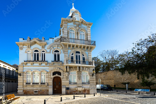 The Palacete Belmarco in Faro is one of most interesting examples of revivalist architecture, Faro, Algarve, Portugal
