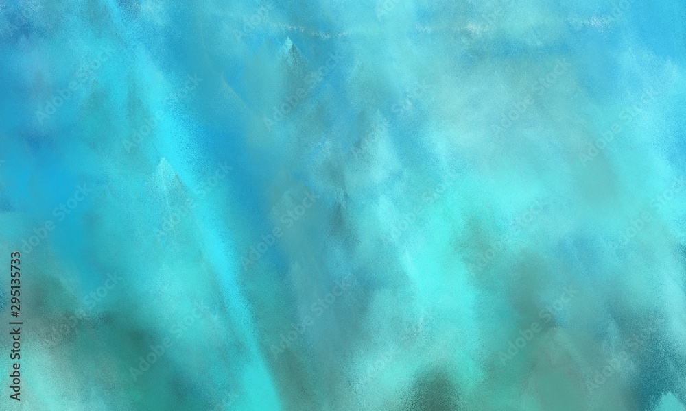 fine brush painted background with medium turquoise, sky blue and blue chill color and space for text or image fine brush painted background with medium turquoise, sky blue and blue chill color and space for text or image