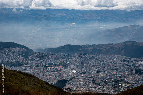 Quito from the Pichincha volcano