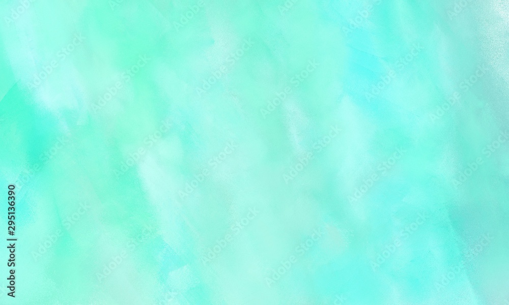 grunge background with aqua marine, pale turquoise and turquoise color and space for text