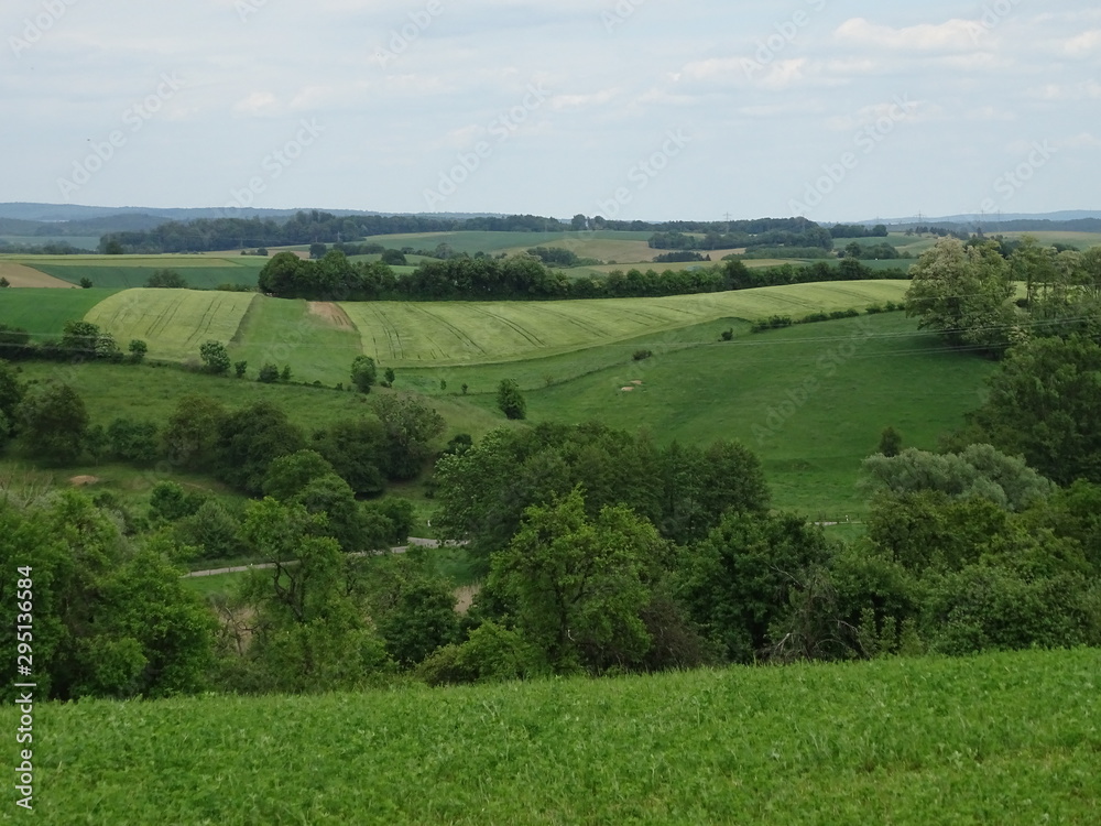 Typicall landscape in the Kraichgau region of Baden-Wurttemberg Typicall landscape in the Kraichgau region of Baden-Wurttemberg