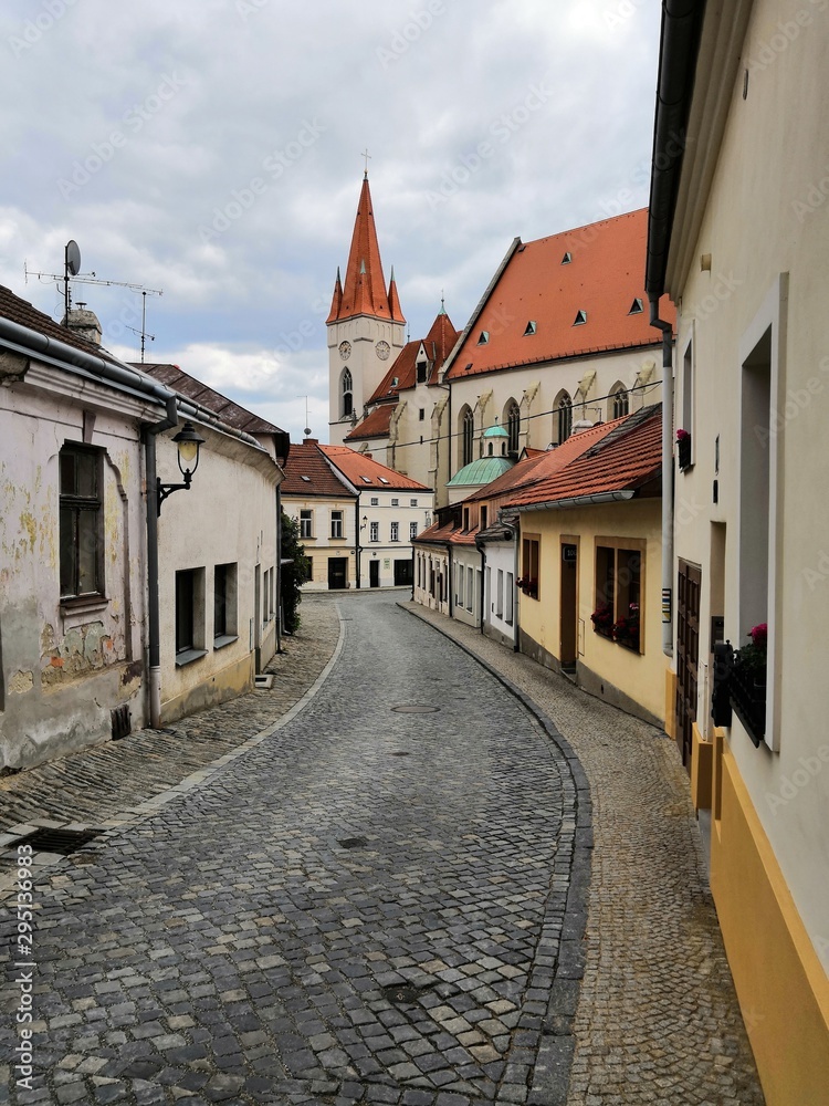 Moody photo of a Czech city