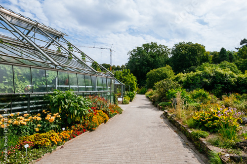 Botanical Garden in the central city of Münster near WWU University Building photo