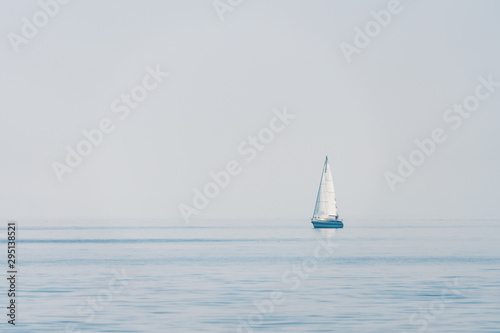 Sailboat at the horizon