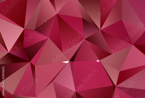 Light Pink, Red vector layout with lines, triangles.