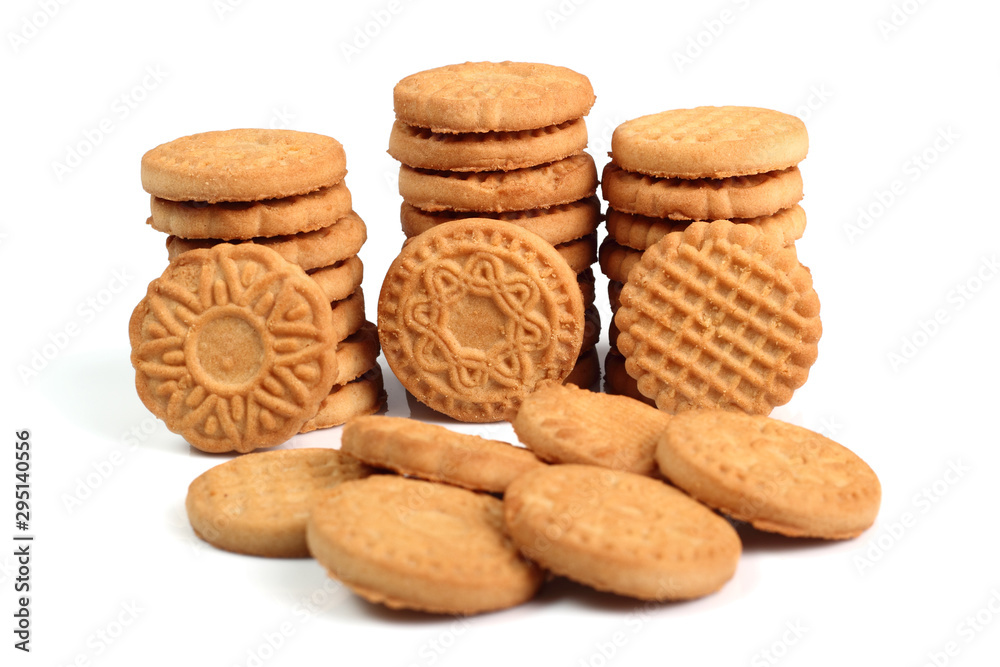 Biscuit Assorted. Isolated on white background. Biscuit Assorted. Isolated on white background.
