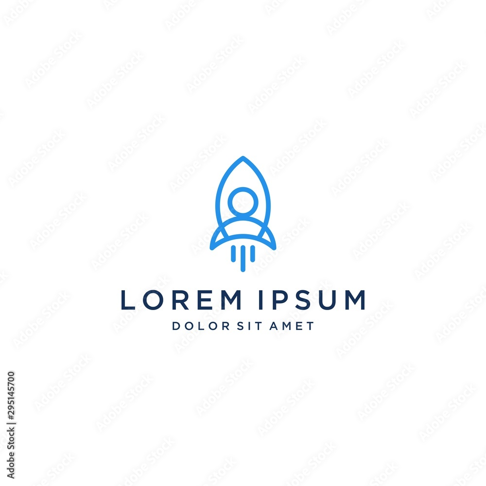 technology design logos, or rockets with people technology design logos, or rockets with people