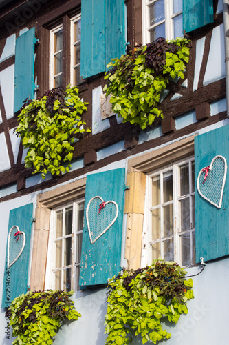 Colmar window wiht heart shape