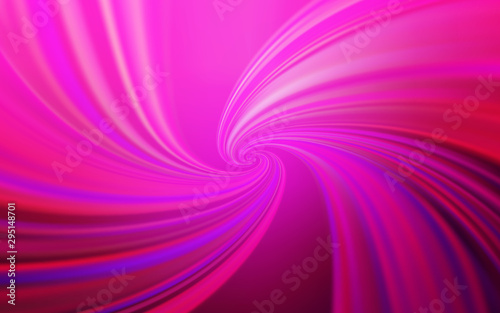 Light Pink vector background with wry lines. A shining illustration  which consists of curved lines. Template for cell phone screens.