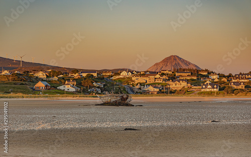 Bad Eddie, Cara na mara, abandoned wreck at Bun beg, Gweedore, county donegal, Ireland on the wild atlantic way photo