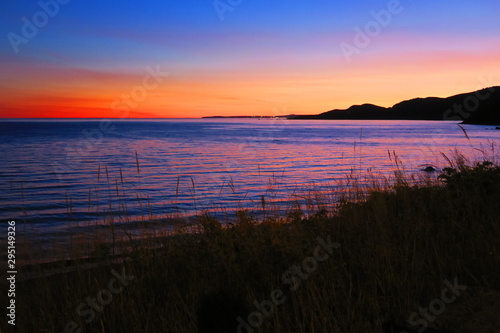 coucher de soleil au canada