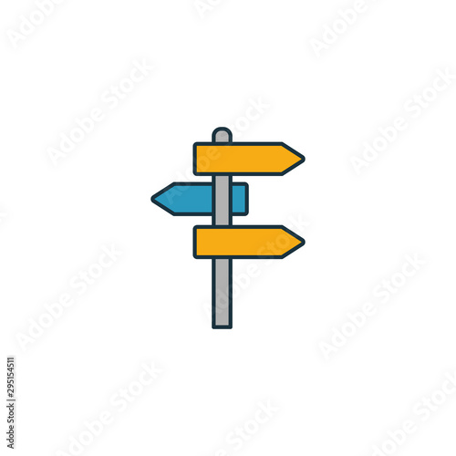 Ambiguity icon. Outline filled creative elemet from big data icons collection. Premium ambiguity icon for ui, ux, apps, software and infographics