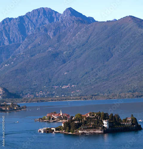 vantage point with views of Lake Maggiore and its islands. Stresa - italy
