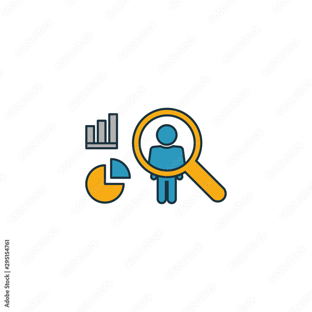 User Behavior icon. Outline filled creative elemet from big data icons ...