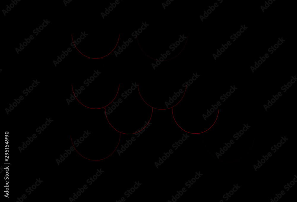 Dark Red vector background with bubbles. Dark Red vector background with bubbles.