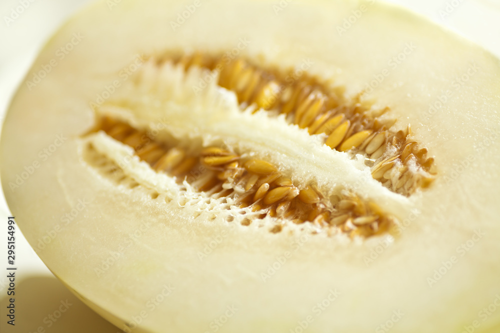 Variegated Snow Leopard Honeydew Melon aka Ivory Gaya or Sweet Snowball