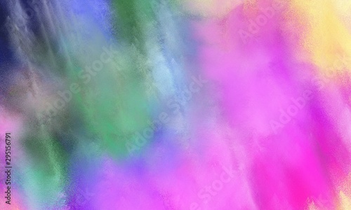 beautiful brushed background with colorful light pastel purple  orchid and dark slate gray painted color